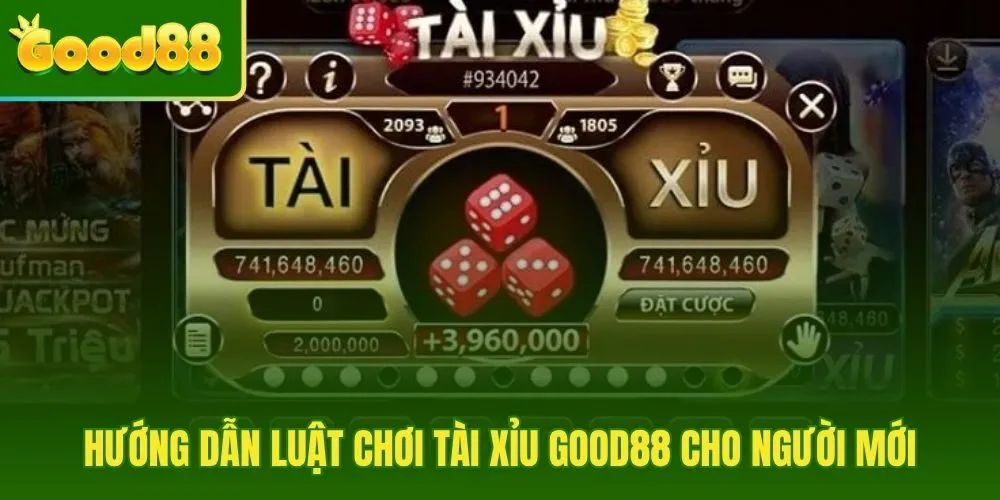 Cách chơi Tài xỉu Good88 có nhiều cửa cược phụ thưởng rất cao